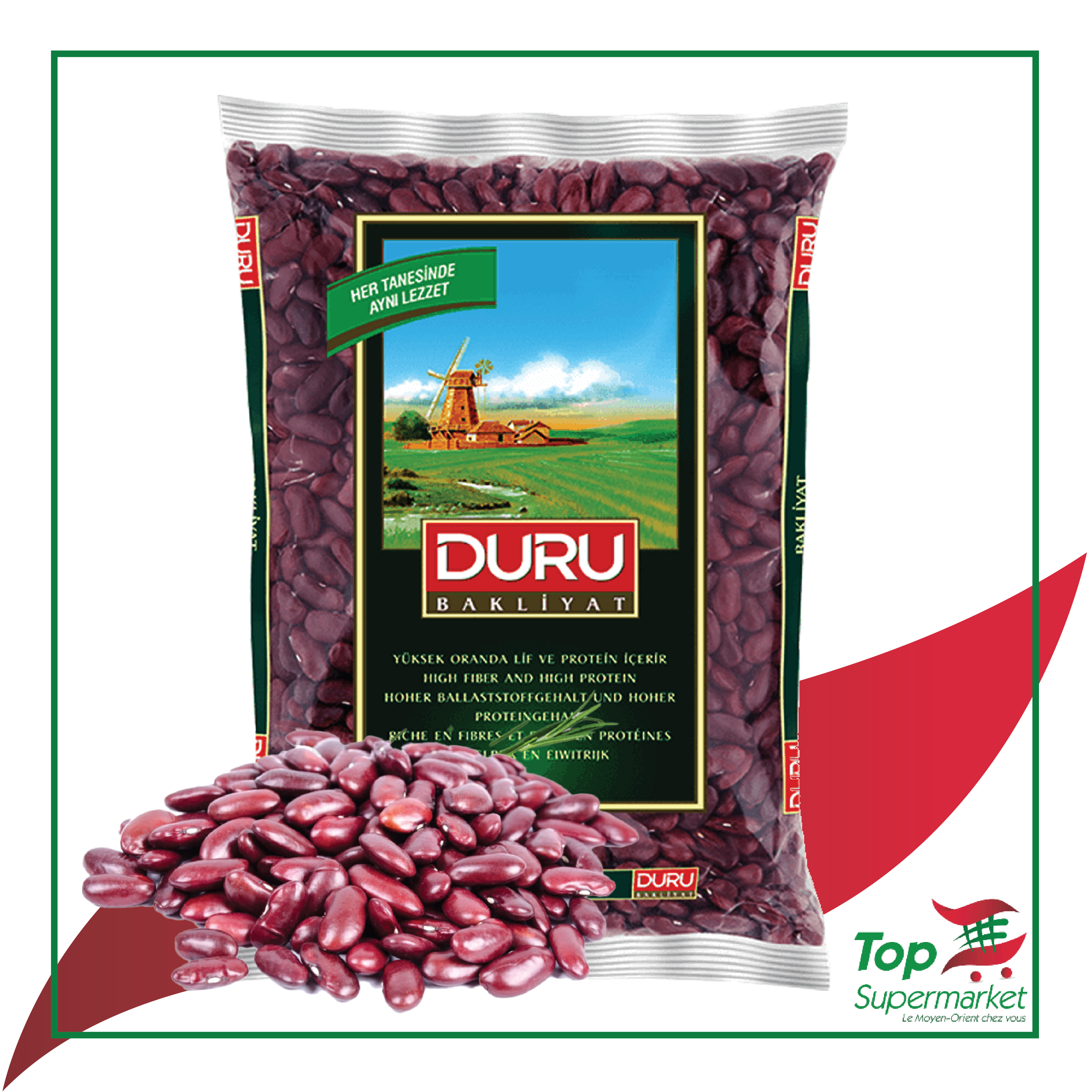 Duru haricots rouges 1KG